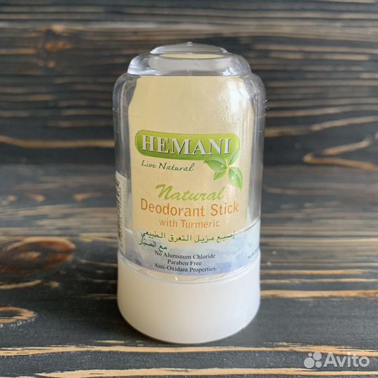 Натуральный дезодорант-стик квасцовый Hemani