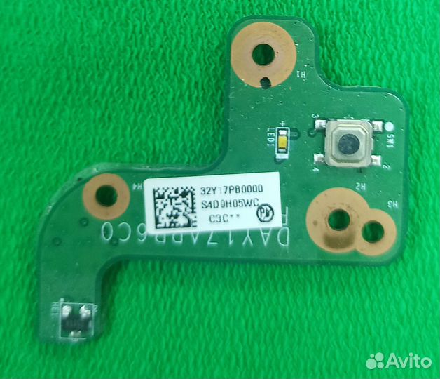 Плата кнопки включения HP 17-f152nr