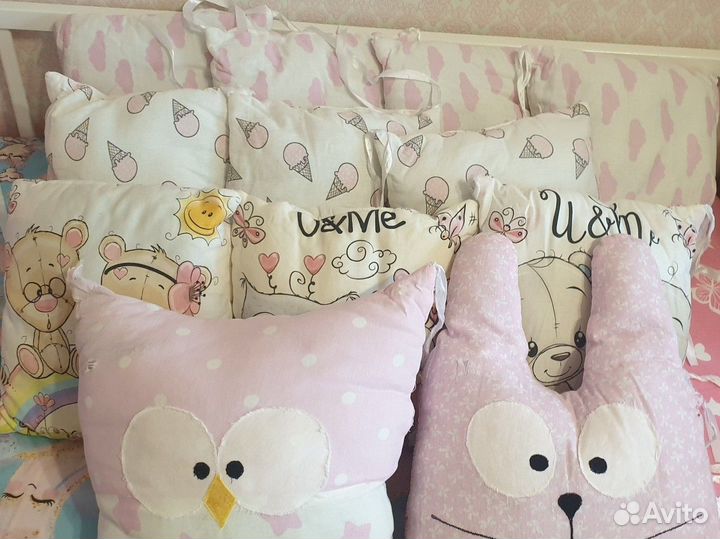 Бортики в детскую кроватку