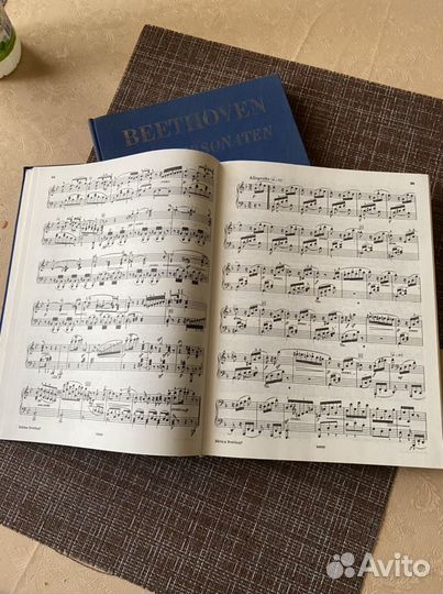 Ноты для фортепиано, Бетховен Сонаты в двух томах