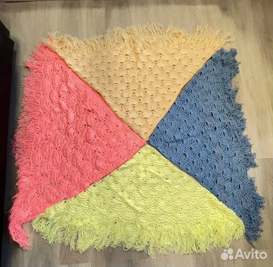Шаль ручной работы