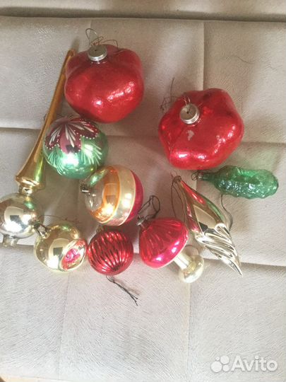 Елочные игрушки СССР