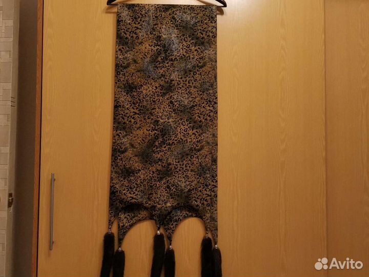 Шарф - палантин с норкой