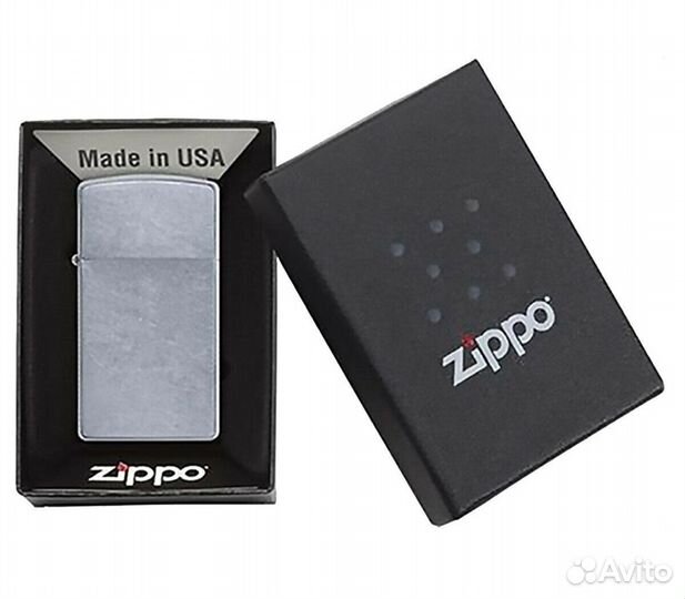 Зажигалка Zippo 1607 Slim Оригинал Новая