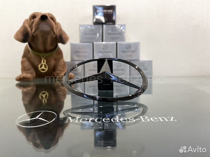 Эмблема звезда Мерседес Бенц на крышку багажника S