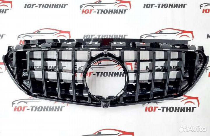 Решётка Mercedes E-class w213 16-20 GT style black