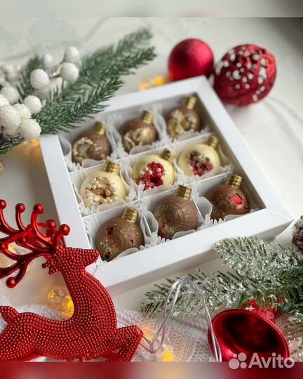 Новогодние подарки шоколадные наборы