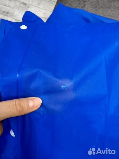 Плащ дождевик с капюшоном