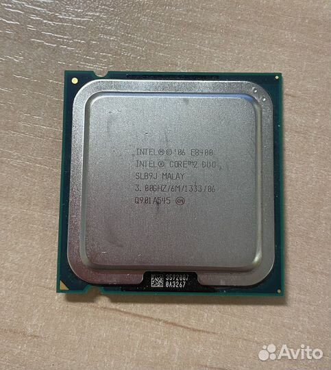 Процессоры e 8400, i3-550