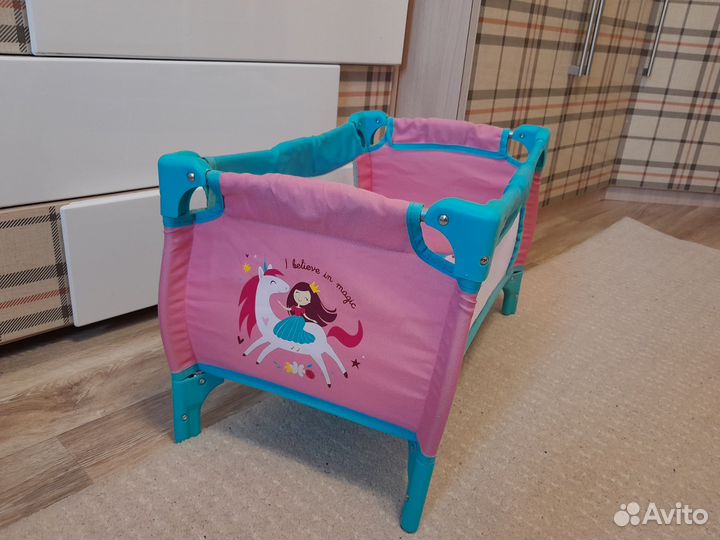 Кровать манеж для кукол