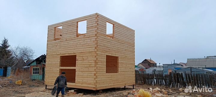 Строим дома,бани,гаражи, из бруса,из Газобетона