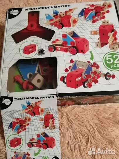 Детский деревянный конструктор