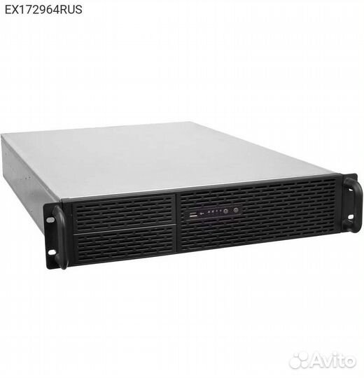 Корпус Exegate Pro 2U2098L Rack Без бп чёрный 2U