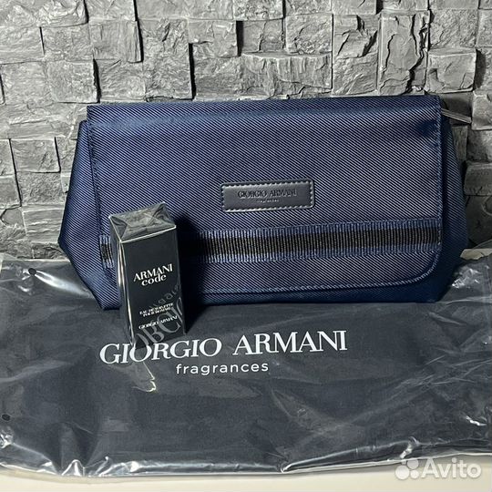 Набор Armani code с косметичкой (мужской)