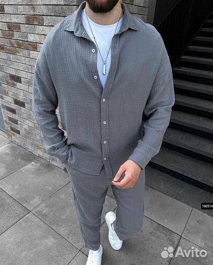 Летний костюм рубашка + штаны