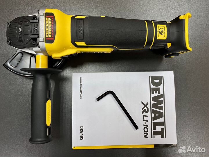 Аккумуляторная ушм болгарка DeWalt DCG405