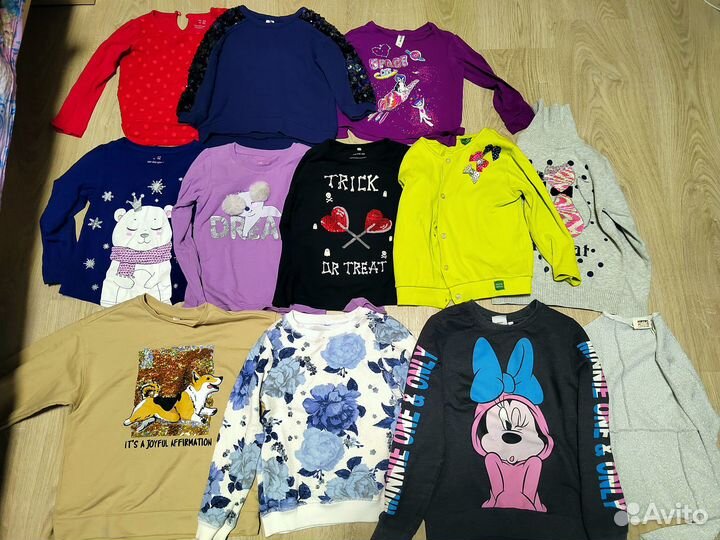 Кофты на девочку от 100 до 130 см