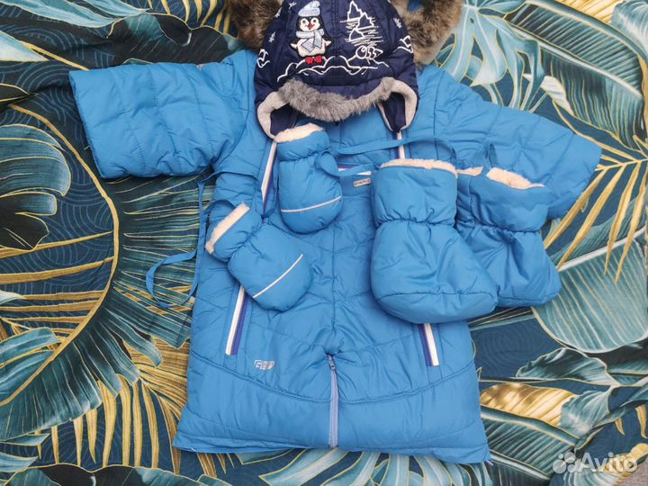 Комбинезон трансформер зимний на овчине