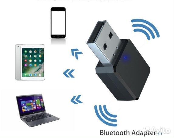 Bluetooth Аудиоприемник 5 AUX для авто