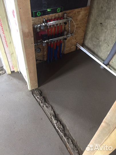 Полусухая стяжка пола