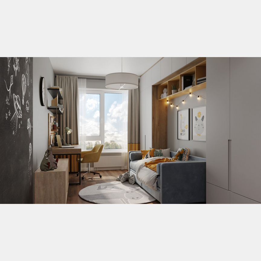 1-к. квартира, 40,1 м², 7/15 эт.