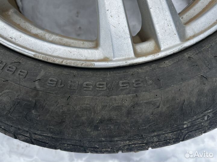 Продам комплект литья 4/100/15 на летней резине