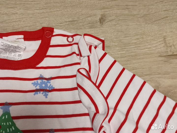 Платье боди новогоднее 68 74 новое