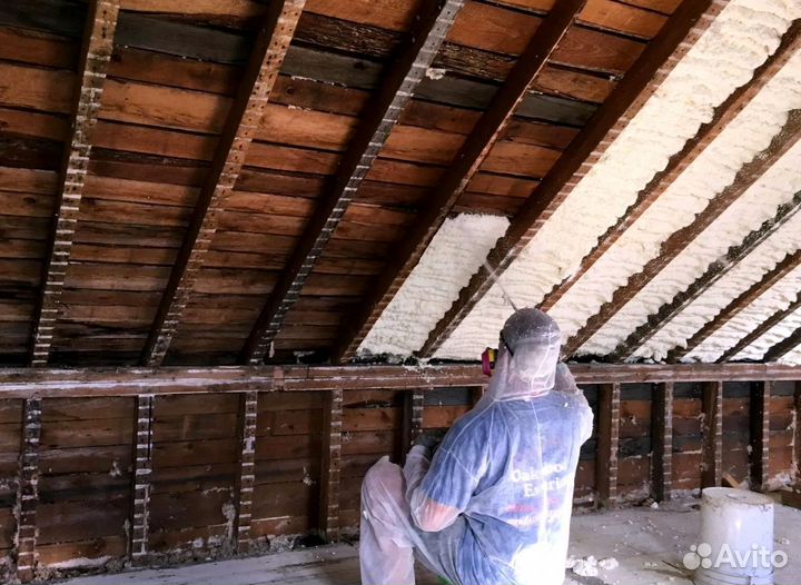 Утеплитель напыление ППУ