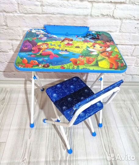 Детский стол и стул комплект новые