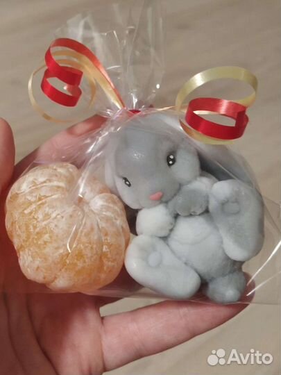 Мыло ручной работы зайка