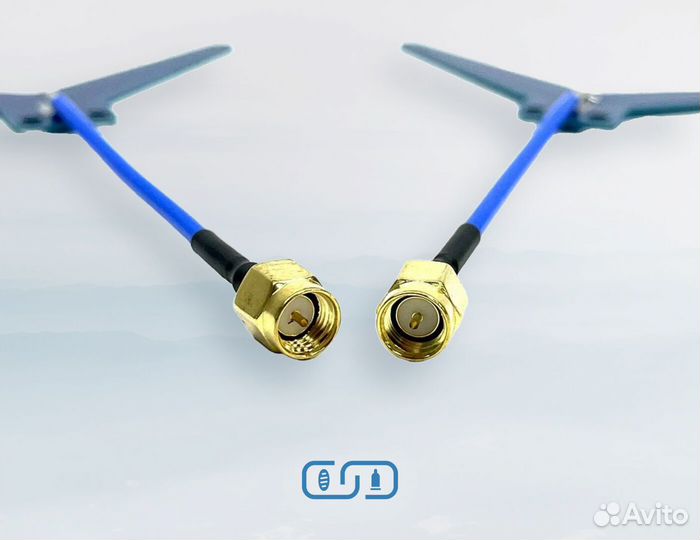 Антенна для fpv matek 1.2GHz, диполь рыбка