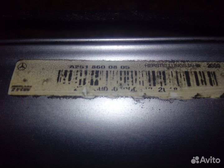 Подушка безопасности Mercedes ml w164