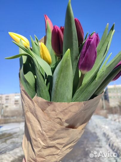 Букеты из тюльпанов с доставкой
