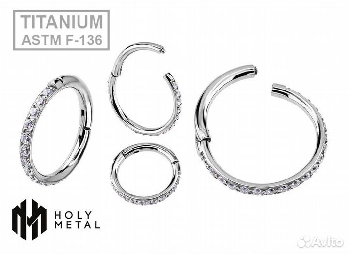 Кольцо кликер Holy Metal