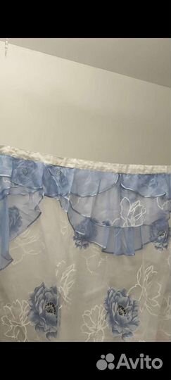 Тюль с ламбрикеном