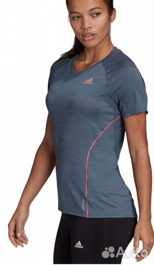 Футболка Adidas runner t-shirt damen. Оригинал