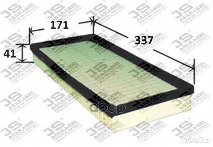 Фильтр воздушный A9421 JS Asakashi