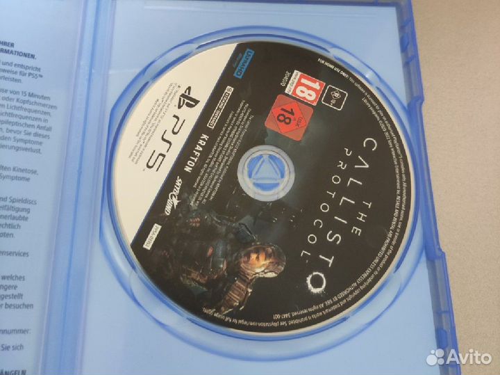 Продам диск PS5 The Callisto Protocol