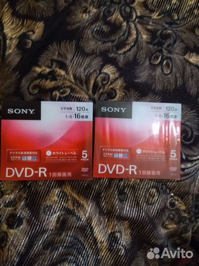 Sony DVD -R чистые диски