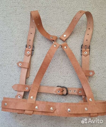 Портупея натуральная кожа Garik Tomris