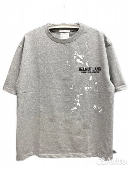 Helmut Lang Paint Splatter Футболка Оригинал