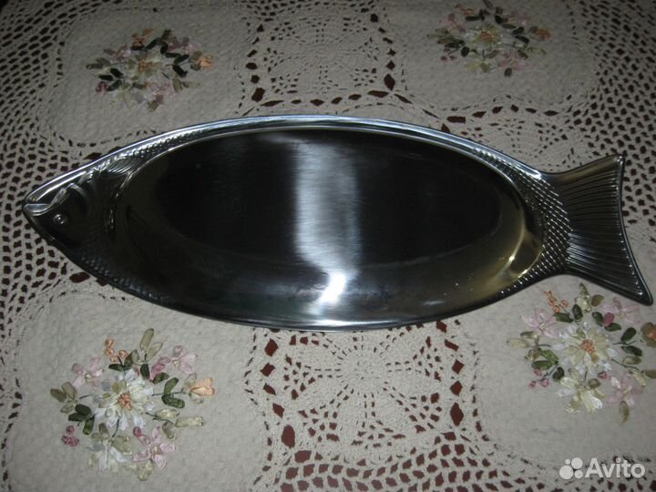 Поднос Рыба Cromargan нержавеющая сталь Германия