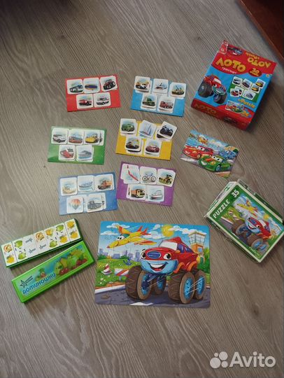 Пазлы, домино, лото