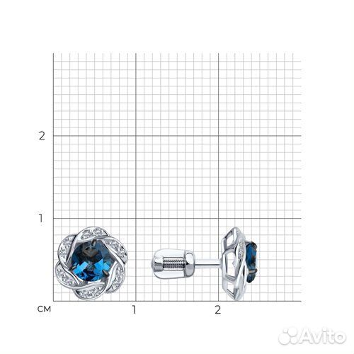 Серьги Diamant из золота, 52-322-01746-2