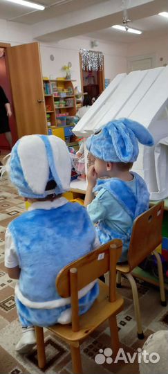 Новогодный костьюм зайчика