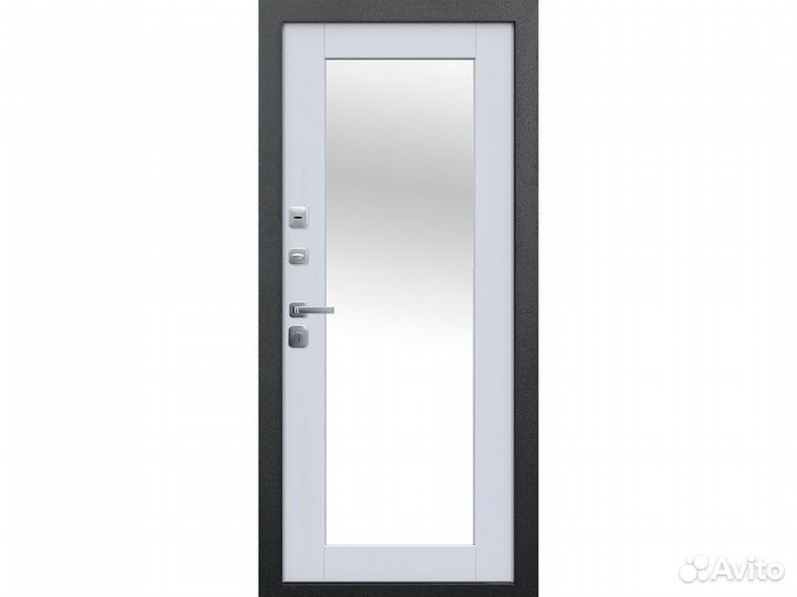 Двеpь 11 cм Isoterma с тeрмopaзрывом и зеркaлом