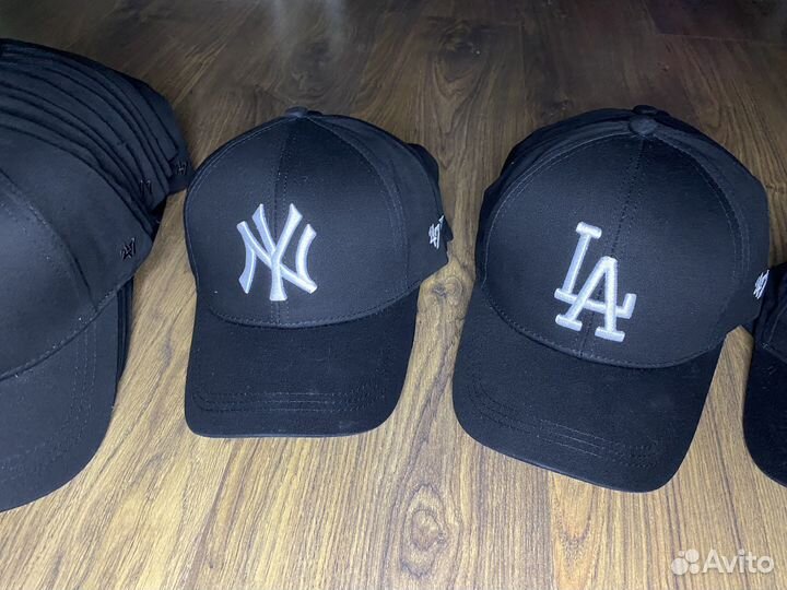 Чёрная кепка Nike, NY, LA