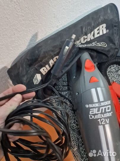 Автомобильный пылесос black decker