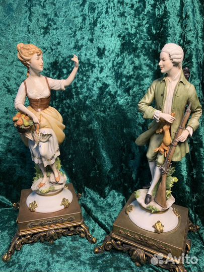 Дама и кавалер пара охотники