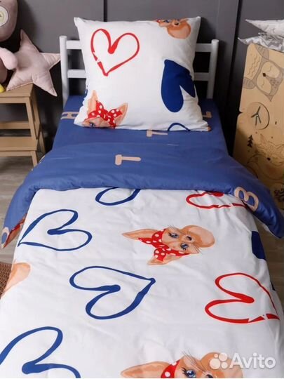 Постельное белье 1.5 детское новое